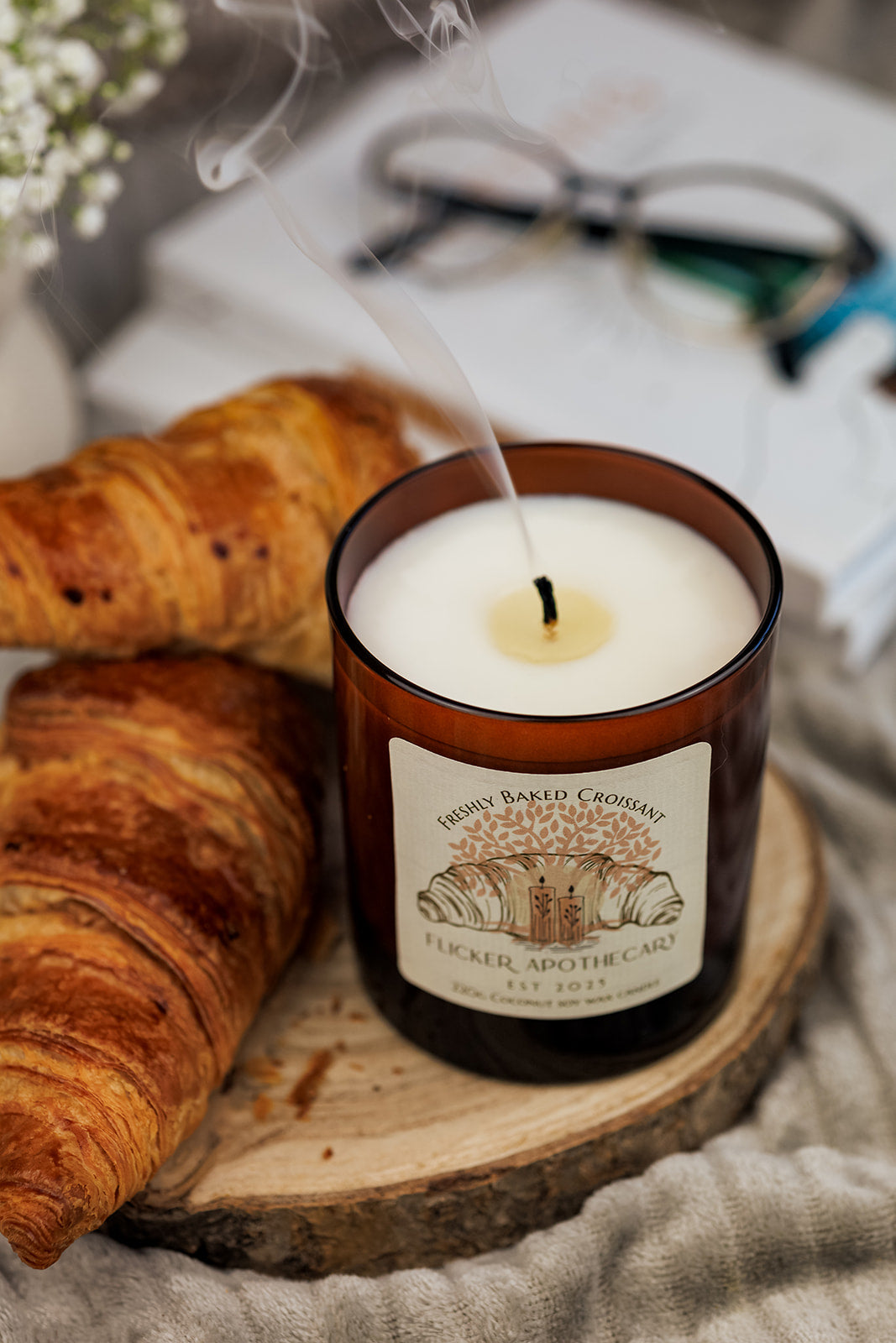 Freshly Baked Croissant 220g Coconut Soy Wax Candle