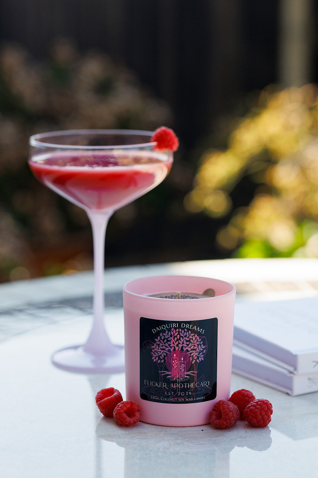 🍹 Daiquiri Dreams Candle – 220g Coconut Soy Wax | Limited Edition | Flicker Apothecary