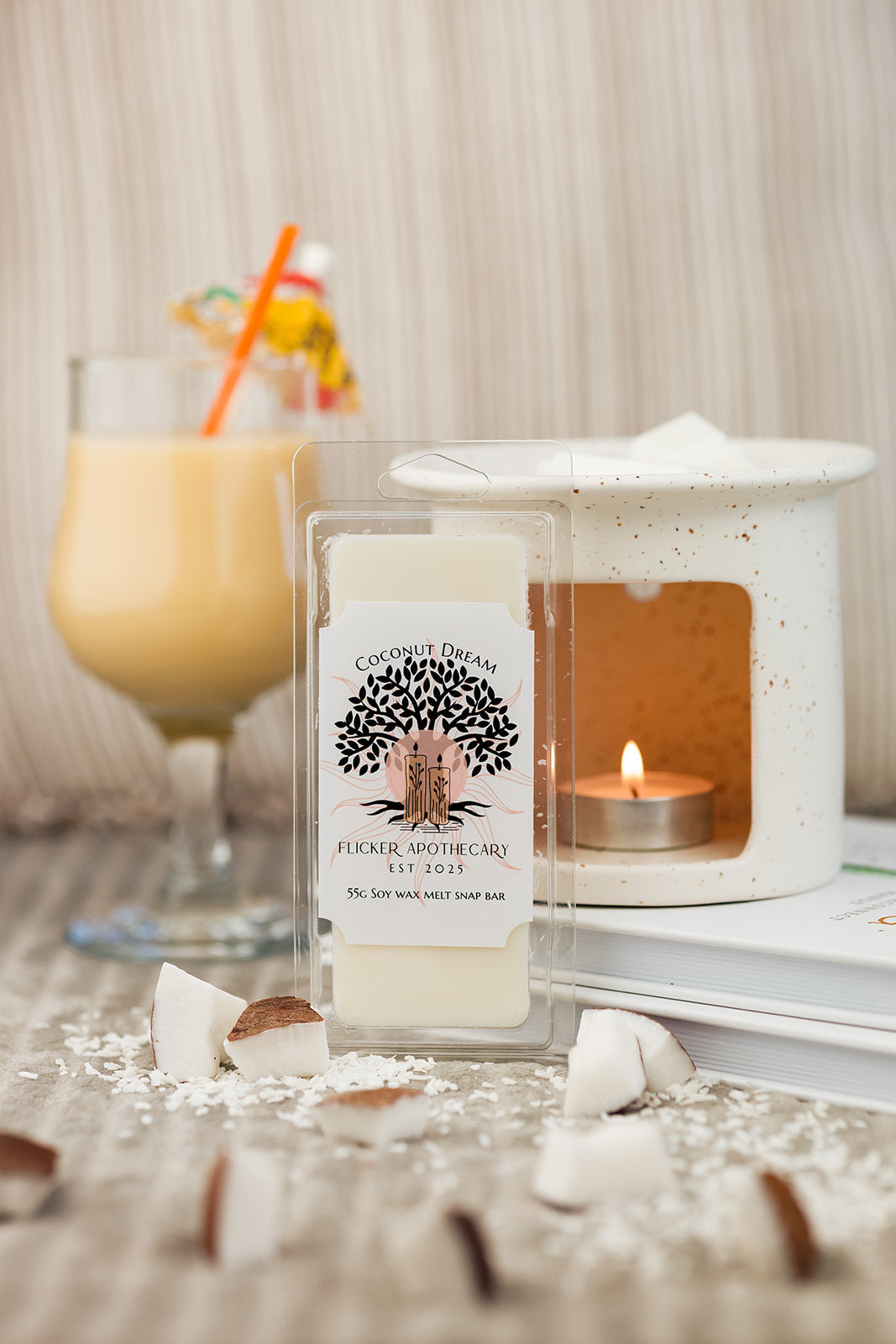 Coconut Dreams - 55g Wax Melt Snap Bars