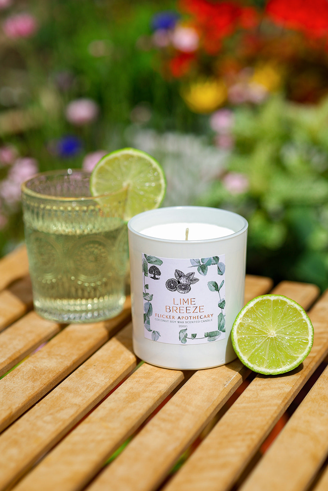 š Lime Breeze Candle ā 220g Coconut Soy Wax | Limited Edition | Flicker Apothecary