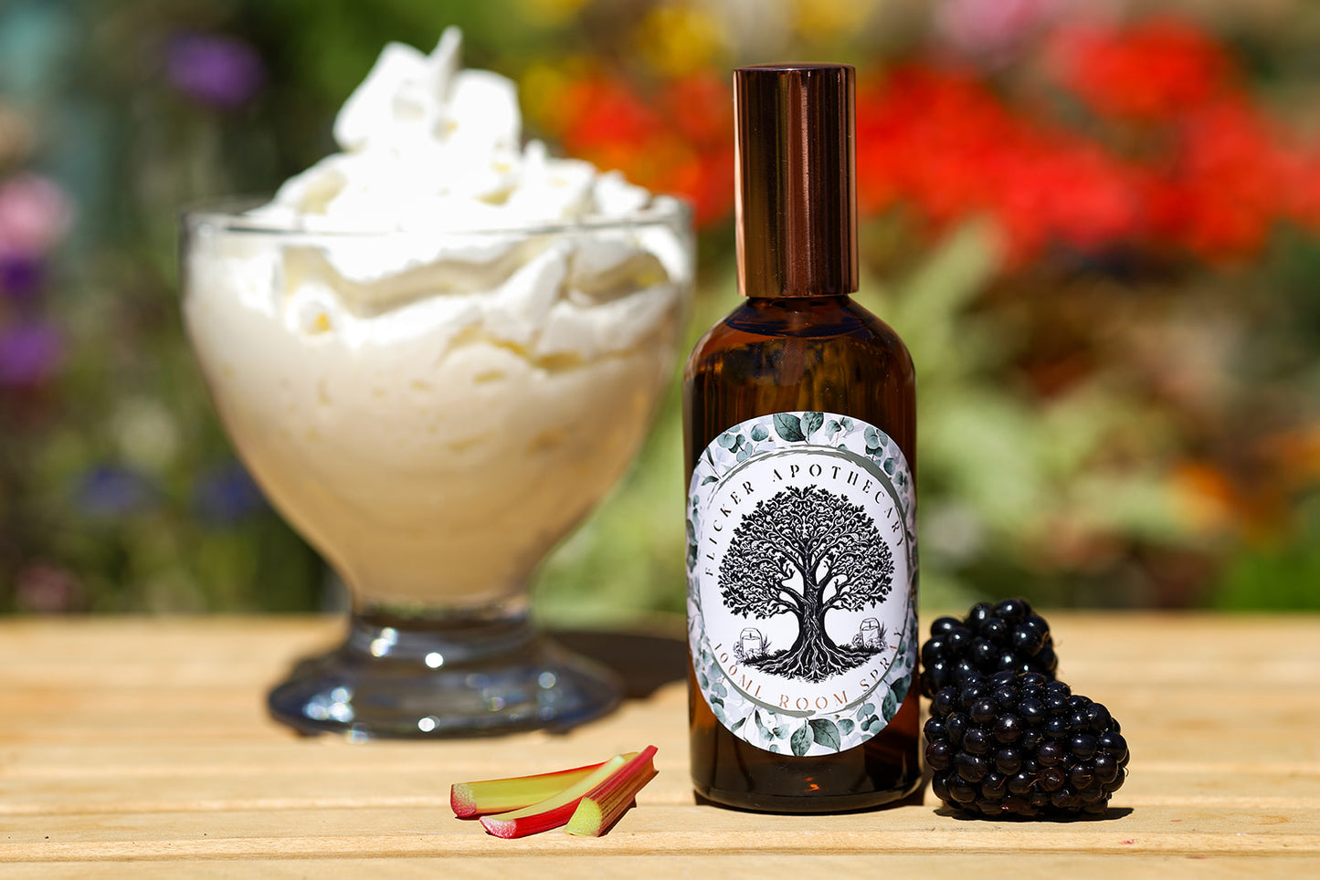 Rhubarb Crème Chantilly – 100ml Long-Lasting Sweet & Fruity Scent | Fresh Fragrance for Home
