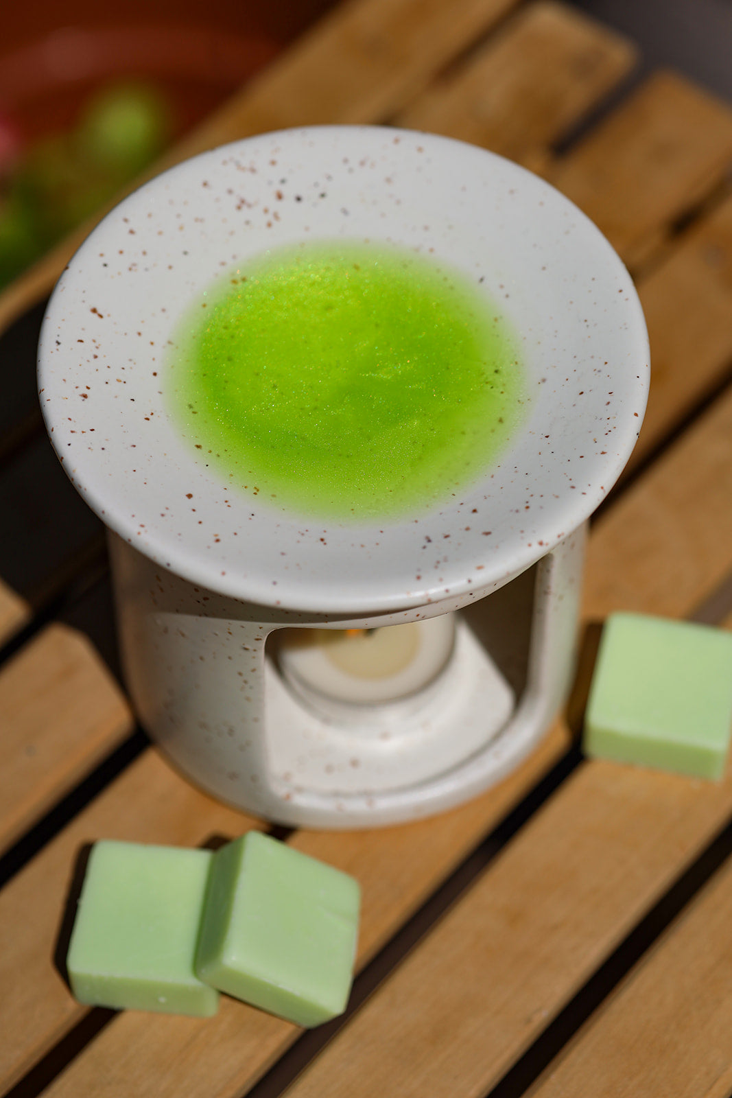 Lime Breeze Wax Melt Pot – 150g Soy Wax Melts in Reusable Muslin Pouch | Fresh Citrus Scent