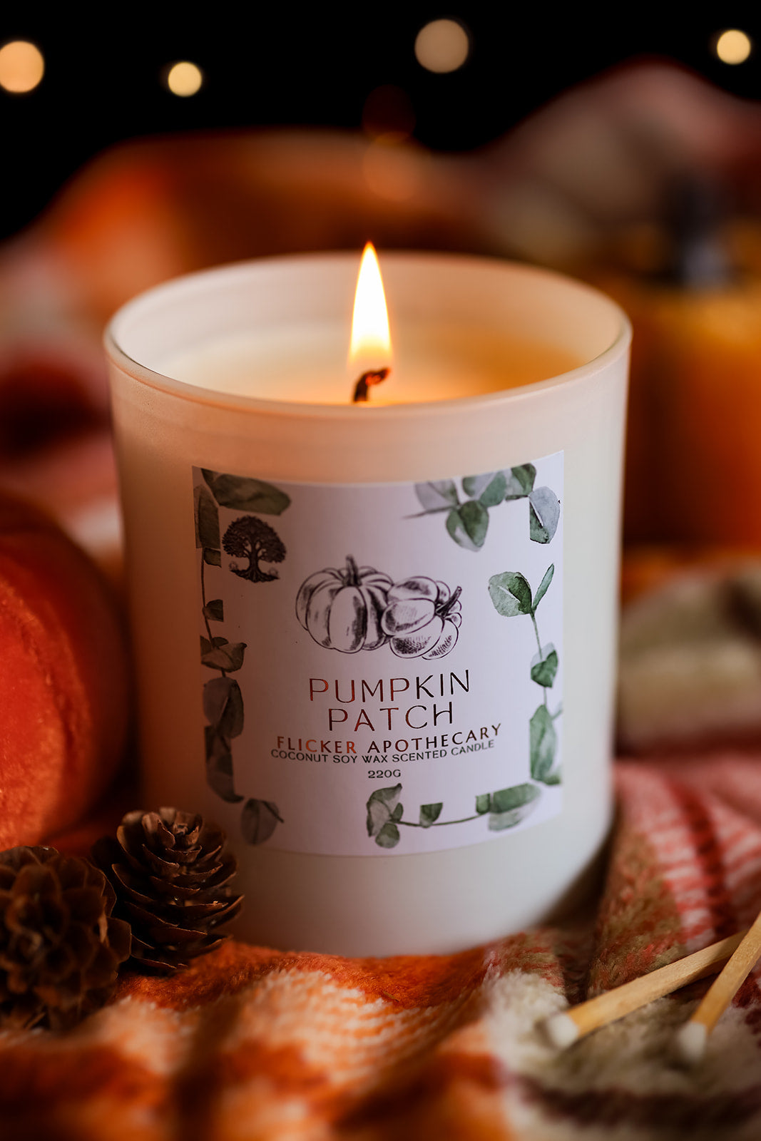 š Pumpkin Patch Candle ā 220g Coconut Soy Wax | Limited Edition | Flicker Apothecary