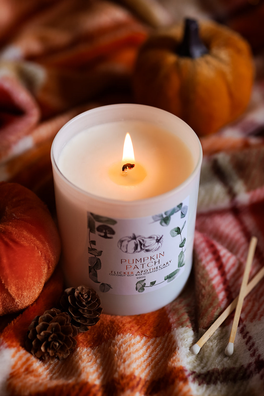 š Pumpkin Patch Candle ā 220g Coconut Soy Wax | Limited Edition | Flicker Apothecary