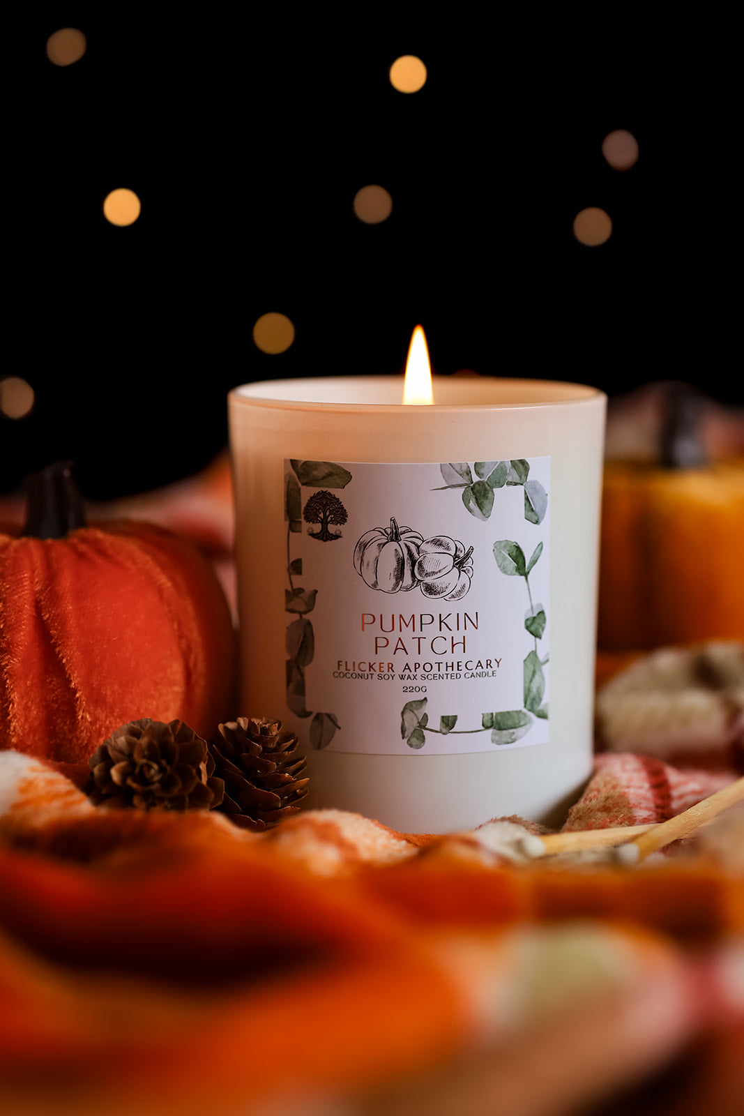 š Pumpkin Patch Candle ā 220g Coconut Soy Wax | Limited Edition | Flicker Apothecary
