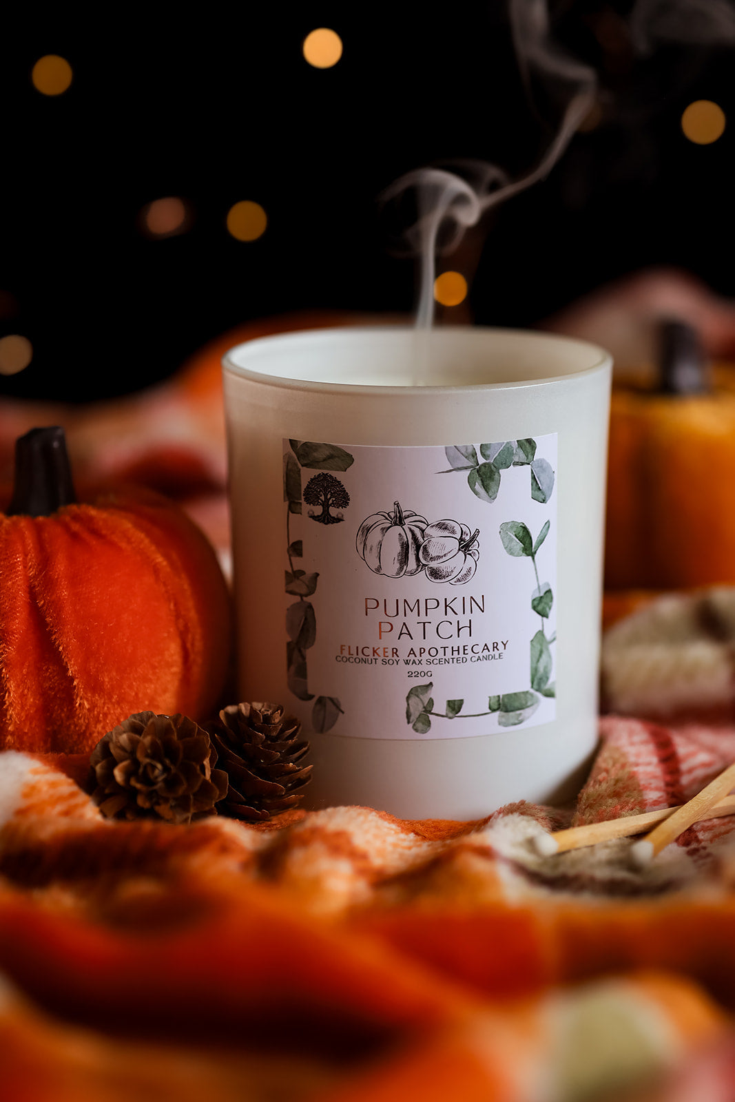 š Pumpkin Patch Candle ā 220g Coconut Soy Wax | Limited Edition | Flicker Apothecary
