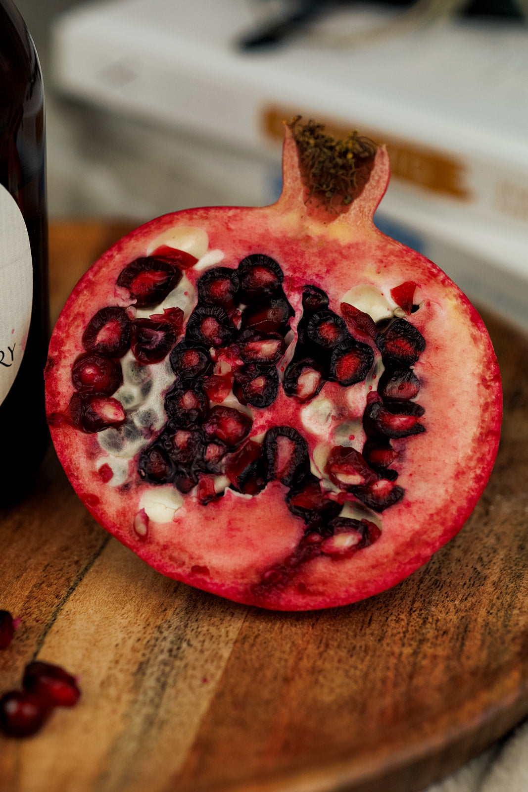 Pomegranate Desire Reed Diffuser – 130ml Vegan, Alcohol-Free | Long-Lasting Home Fragrance | Handmade in the UK