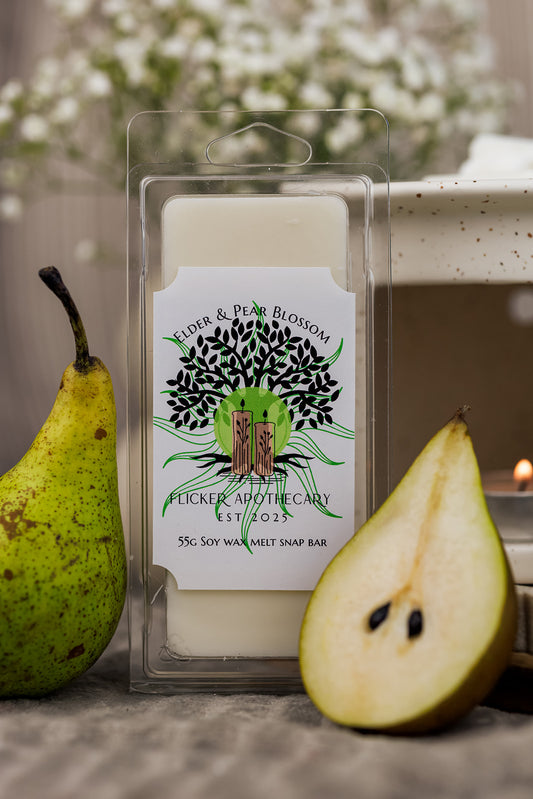 Elder & Pear Blossom - 55g Wax Melt Snap Bar