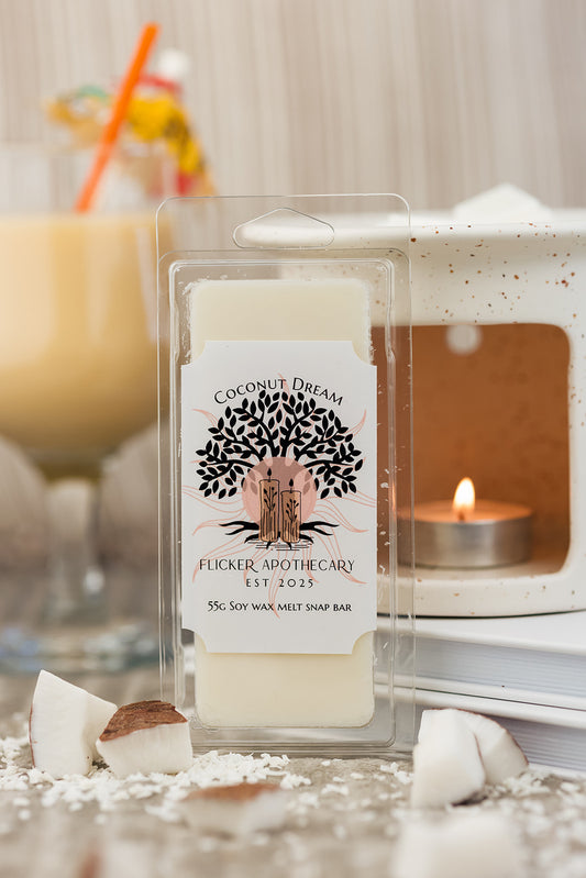 Coconut Dreams - 55g Wax Melt Snap Bars