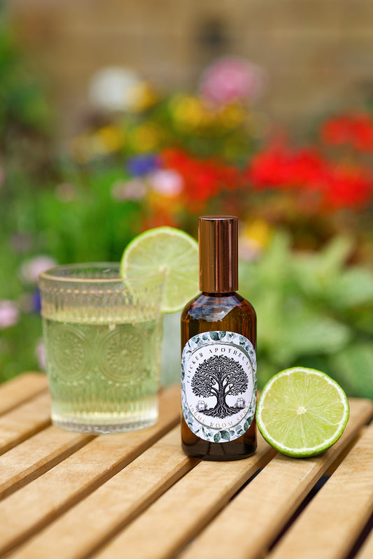 Lime Breeze Room Spray – 100ml Long-Lasting Citrus & Musk Scent | Fresh Summer Fragrance for Home