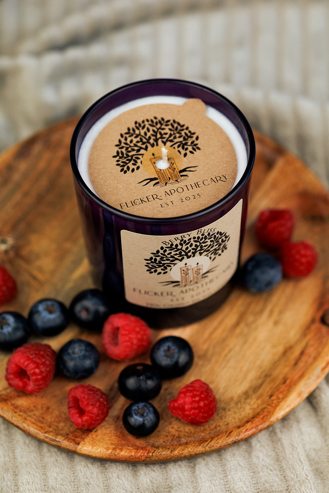 Berry Bliss 220g Coconut Soy Wax Candle