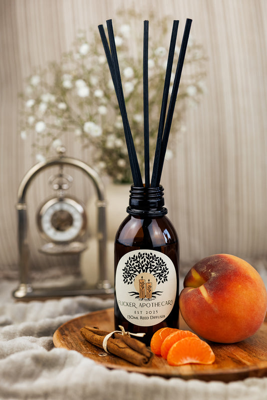 Sweet Nectar Reed Diffuser – 130ml Vegan, Alcohol-Free | Long-Lasting Home Fragrance | Handmade in the UK